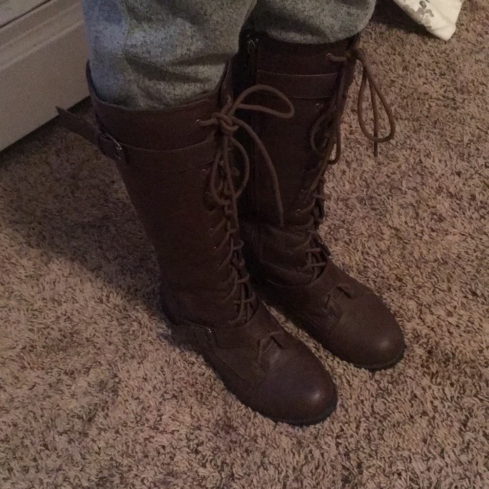 Brown boots
